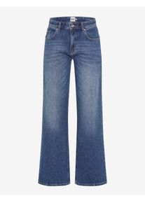 Brax Damen Five-Pocket-Hose Style MORGAN USED REGULAR BLUE, denim blau, Gr. 34