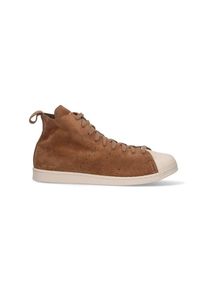 ADIDAS X WALES BONNER Low-Top Sneaker - "Superstar Hi" Sneakers Brown - Gr. 5 - in Braun - f&uuml;r Damen