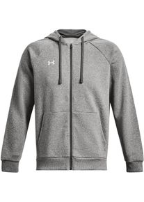 Under Armour Rival Kapuzenjacke Herren - grau - Gr. XL - Baumwolle/Polyester