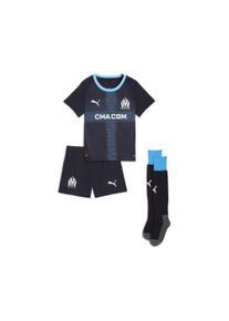 Puma Herren Trainingsanzug "Olympique de Marseille 25/26 Auswärtstrikot-Minikit Kinder"new navy luminous blau, Gr. 98, Obermaterial: 100% Polyester;