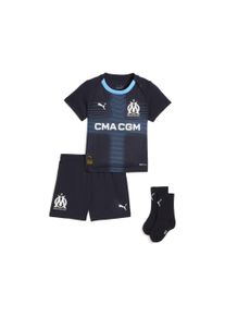 Puma Kinder Trainingsanzug "Olympique de Marseille 25/26 Auswärtstrikot-kit Kinder"new navy luminous blau, Gr. 92, Obermaterial: 100% Polyester;