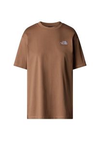 The North Face S/S Essential Oversize Tee T-Shirt Women (Größe M |braun)