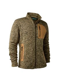Deerhunter Sarek Knitted Jacket Fleecejacke Men (Gr 4XL |braun)