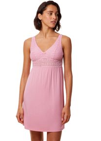 Triumph Damen Nachthemd "Aura Spotlight NDK 03 X", Gr. 38sunrose pink, Single Jersey, Obermaterial: 94% Modal, 6% Elasthan. Spitze: 89% Polyamid, 11%