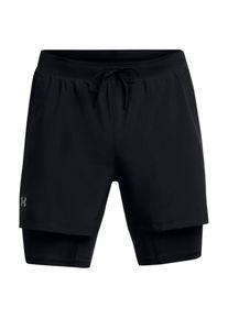 Laufshort Under Armour Launch 5'' 2-In-1 Short Herren (Gr 3XL |schwarz)