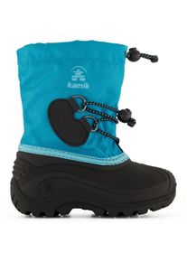 Winterschuhe Kamik Southpole4 Kinder (Gr 31 |schwarz/t&uuml;rkis |wasserdicht)