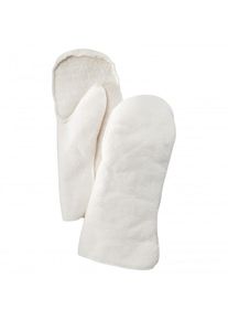 Hestra Fjellvotten Wool Terry Sr Mitt Handschuhe (Gr 6 |weiß/grau)