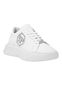 Philipp Plein Low-Top Sneaker - Sneaker Godzilla - Gr. 39 (EU) - in Wei&szlig; - f&uuml;r Damen