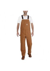 Freizeithose Carhartt Bib Overall Herren (Gr 42 - Length: 30 |braun)