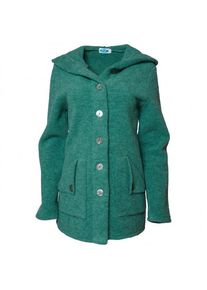Reiff Wollfleecekapuzenjackee Mona Merinojacke Damen Alltag (Gr M |türkis)