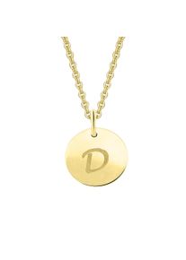 ONE ELEMENT Damen Ketten-Anhänger "Buchstabe D Buchstaben Anhänger aus 333 Gelbgold", D, Gelbgold 333-Gold, gold, Gelbgold 333, Gold,
