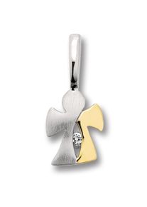 ONE ELEMENT Kinder Ketten-Anhänger "Zirkonia Engel Anhänger aus 925 Silber", Silber 925 (Sterlingsilber), silber, Silber 925 (Sterlingsilber),