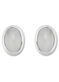 ONE ELEMENT Damen Paar Ohrhänger "imit. Mondstein Ohrringe Ohrstecker aus 925 Silber", Damen, Silber 925 (Sterlingsilber), silber, Silber 925