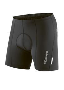 Gonso Herren Fahrradhose "Billy", schwarz, Gr. S, 78% Polyamid, 22% Elastan, Hosen, kurze Herren Radlerhose mit Sitzpolster, strapazierfähige Radhose