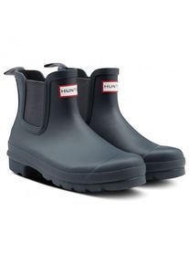 Hunter Boots Original Chelsea Gummistiefel Women (Gr 37 |blau/grau |wasserdicht)