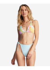 Billabong Damen Triangel-Bikini-Top "Dreamland Rev Multi", bunt, Gr. L, 84% Polyester, 16% Elasthan, Bikini-Oberteile