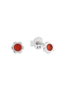 Mädchen Paar Ohrstecker "Blume, 2038730, 2038733, 2038736", Silber 925 (Sterlingsilber), bunt, Prinzessin Lillifee, Silber 925 (Sterlingsilber),