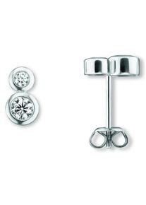 ONE ELEMENT Damen Paar Ohrhänger "Zirkonia Ohrringe Ohrstecker aus 925 Silber", Damen,mit Zirkonia, Silber 925 (Sterlingsilber), silber, Silber 925