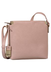 Gabor Damen Umhängetasche "Gela", rosa, Polyurethan, Polyurethan (PU), clean, gepflegt, unifarben, Taschen, genarbtes Lederimitat mit schmückenden
