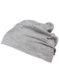 Lundhags Gimmer Merino Light Beanie Mütze Wandern (Gr L/XL |grau)