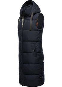 Navahoo Damen Steppweste "Schnuffelchen", blau, modisch, Gr. XXXL, Oberstoff: 100% Polyester; Futter: 100% Polyester; Wattierung: 100% Polyester,