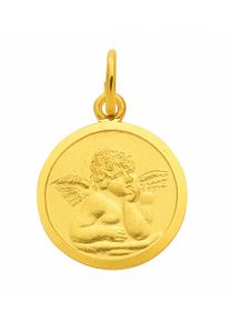 Adelia´s ADELIA ́S Damen Kette mit Anhänger "333 Gold Anhänger Amor Ø 12 mm", Gelbgold 333, gold, Gelbgold 333, Halsketten, Schmuckset - Set mit Halskette