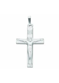 Adelia´s ADELIA ́S Damen Ketten-Anhänger "Damen & Herren 925 Silber Kreuz Anhänger Korpus", Damen, Silber 925 (Sterlingsilber), silber, Silber 925