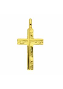 Adelia´s ADELIA ́S Damen Ketten-Anhänger "Damen & Herren 585 Gold Kreuz Anhänger", Damen, Gelbgold 585-Gold, gold, Gelbgold 585, Gold, Schmuckanhänger,