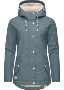 Ragwear Damen Regenjacke "Marge", grau, casual, Gr. XXL, Obermaterial: 100% Polyester, Futter: 100% Polyester, Wattierung: 100% Polyester, Jacken,