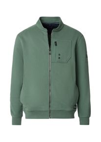 Casamoda Herren Sweatjacke "Casamoda Sweatjacke uni", grün, Gr. XL, 70% Baumwolle, 30% Polyester, Sweatjacken