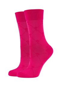 JOOP! JOOP Damen Socken "Socken 2er Pack", Gr. 39, lila, 65% Baumwolle 33% Polyamid 2% Elasthan, bestickt, Socken