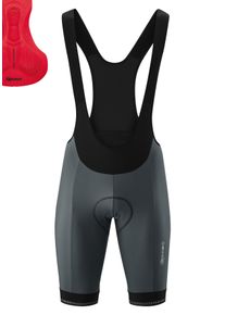 Gonso Herren Fahrradhose "SITIVO BIB", rot, Gr. XL, 65% Polyamid (Recycelt), 35% Elasthan, Hosen, Herren Radhose, innovatives Sitzpolster,