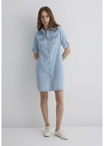 Mavi Damen Jeanskleid "LYRA"lt blau lt, casual, Gr. M, 100% Baumwolle, Kleider, Denim Shirt Dress