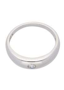 Adelia´s ADELIA ́S Damen Ketten-Anhänger "375 Weißgold Anhänger Ø 11,2 mm", mit Zirkonia, Gold, silber, Gold, Schmuckanhänger, mit Zirkonia Weißgoldschmuck für