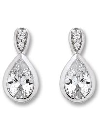 ONE ELEMENT Damen Paar Ohrhänger "Zirkonia Ohrringe Ohrstecker aus 925 Silber", Damen,mit Zirkonia, Silber 925 (Sterlingsilber), silber, Silber 925