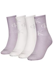 Damen Socken, Calvin Klein Jeans, lila, Baumwollmischung, unifarben, Socken