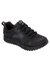 Skechers Herren Sneaker "Escape Plan", Gr. 41, schwarz, Leder, Textil, sportlich, Schuhe, mit wasserabweisendem Material, Freizeitschuh, Halbschuh,