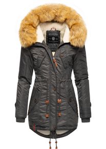 Navahoo Damen Wintermantel "La Viva", grau, casual, Gr. XS, Obermaterial: 100% Nylon, Futter: 100% Polyester, Wattierung: 100% Polyester,