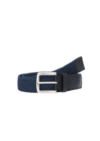 Marc O'Polo MARC O'POLO Damen Flechtgürtel, blau, casual, Gr. 105, Obermaterial: 90% Polyester, 10% Leinen, Gürtel