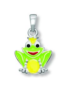 ONE ELEMENT Kinder Ketten-Anhänger "Froschkönig Anhänger aus 925 Silber", Silber 925 (Sterlingsilber), silber, Silber 925 (Sterlingsilber),
