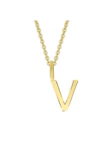 ONE ELEMENT Damen Ketten-Anhänger "Buchstabe V Buchstaben Anhänger aus 333 Gelbgold", V, Gelbgold 333-Gold, gold, Gelbgold 333, Gold,