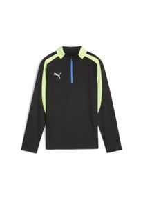 Puma Kinder T-Shirt "individualLIGA Top mit viertellangem Reißverschluss Jugendliche", schwarz, Gr. 176, clean, Obermaterial: 100% Polyester;