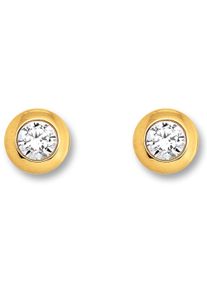 ONE ELEMENT Damen Paar Ohrhänger "Zirkonia Ohrringe Ohrstecker aus 333 Gelbgold", Damen, Gelbgold 333-Gold, gold, Gelbgold 333, Gold, Ohrringe,