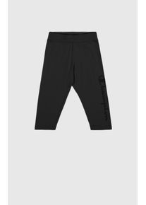 Champion Kinder 3/4-Leggings, schwarz, sportlich, Gr. XL, Obermaterial: 95% Baumwolle, 5% Elasthan, Hosen, für Kinder
