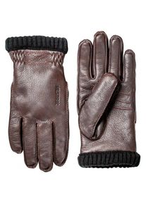 Handschuhe Hestra Deerskin Primaloft Rib (Gr 9 |braun)