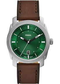 Fossil Herren Quarzuhr "MACHINE", braun, Armbanduhren, Armbanduhr, Herrenuhr, Datum, analog, Edelstahlarmband