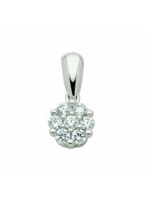 Adelia´s ADELIA ́S Damen Ketten-Anhänger "Damen 333 Weißgold Anhänger mit Zirkonia", Damen,mit Zirkonia, Weißgold 333-Gold, silber, Weißgold 333, Gold,