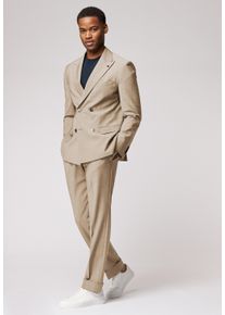 Roy Robson Herren Hosenanzug "2-Reiher Anzug im Slim Fit", beige, Gr. 54, 53% Polyester, 43% Schurwolle, 4% Elasthan, Anzüge