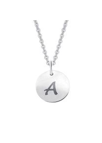 ONE ELEMENT Damen Ketten-Anhänger "Buchstabe A Buchstaben Anhänger aus 333 Weißgold", A, Weißgold 333-Gold, silber, Weißgold 333, Gold,