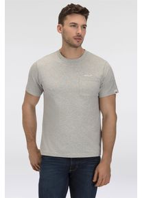 Replay Herren T-Shirtlight mint melange, casual, Gr. XXL, Jersey, Obermaterial: 100% Baumwolle, Shirts, mit Brusttasche
